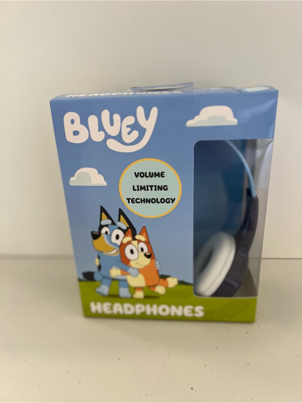 Bluey Kids Headphones Volume Limiting Wired 3.5mm Jack Adjustable Headband